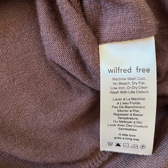 Aritzia Wilfred Free Valeria Plunge Crop Top Tank - Picture 8 of 10